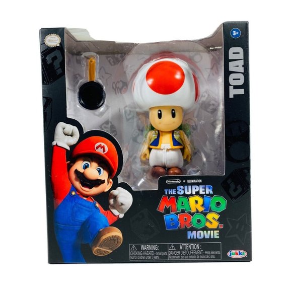 The Super Mario Bros Movie Toad 5" Figure - Picture 1 of 6